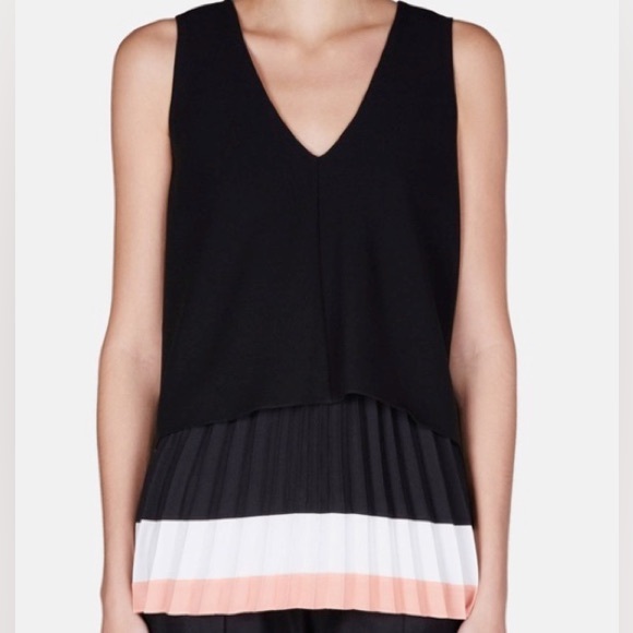 Altuzarra ‘Rosewood’ Pleated sleeveless Top - Picture 1 of 2